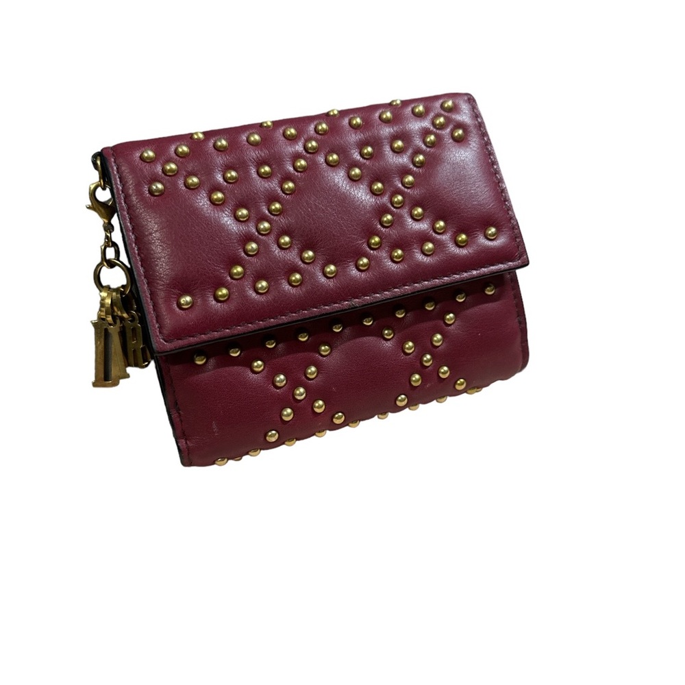 Authentic Dior Lady D Compact Bifold Small Wallet Used Condition